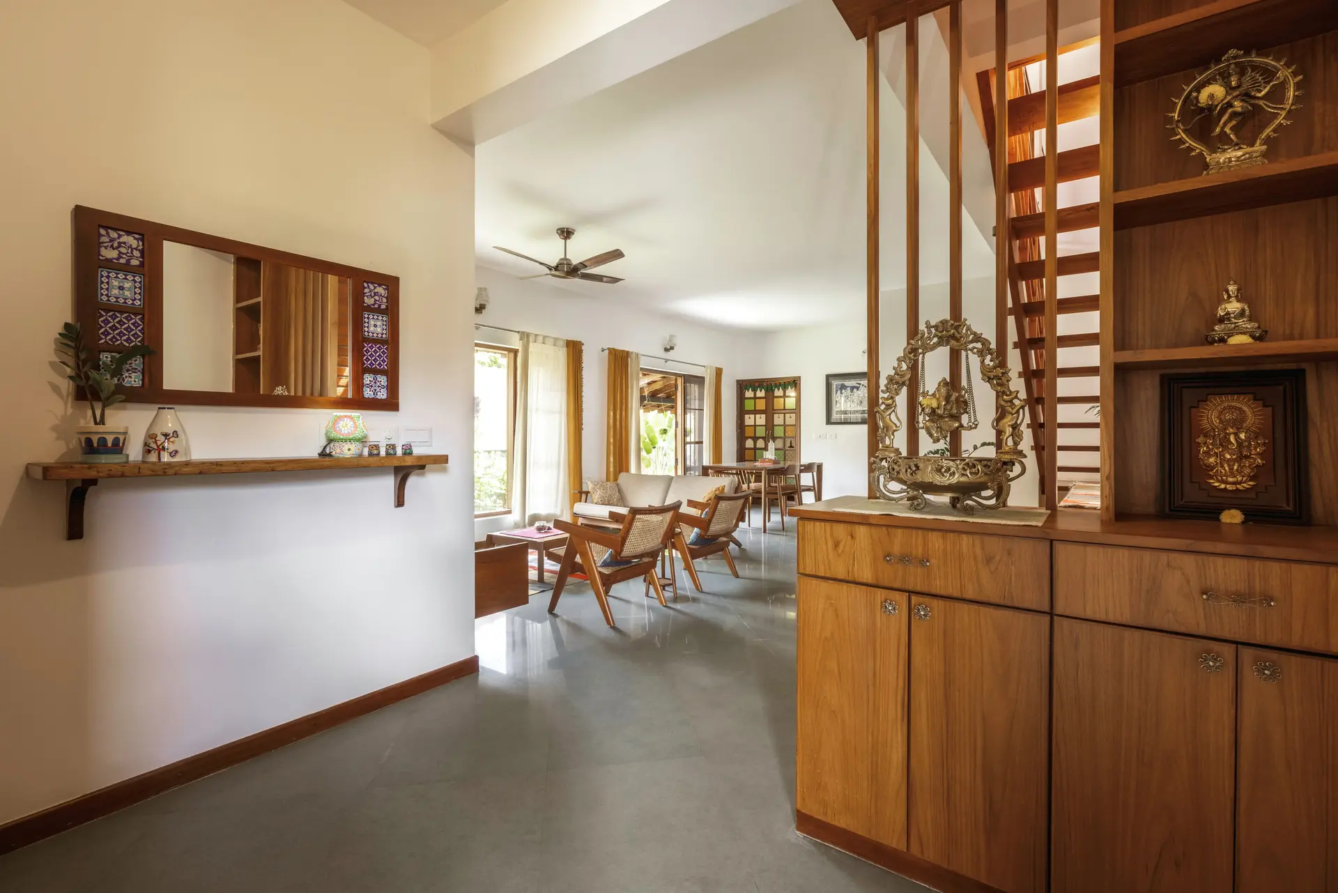 Mango House entrance with Kota stone